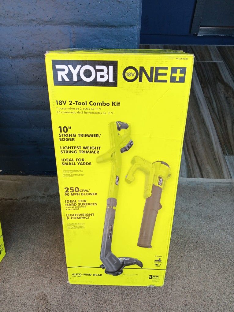 WEED EATER AND BLOWER RYOBI 18V