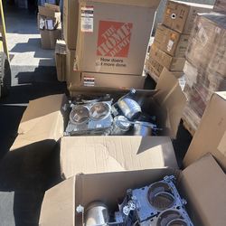 Not Free! HALO H750 6 in. Aluminum LED Recessed Lighting Housing for New Construction Ceiling, T24 Rated, Insulation Contact, Air-Tite It’s not free.