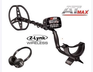 Garrett AT Max Metal Detector with Wireless Headphones. Like new!