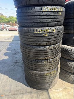 18” tires 225/55/18 semi new with free installation $60 each