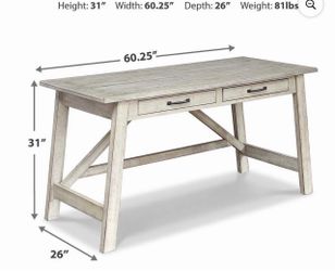 Ashley signature office desk white