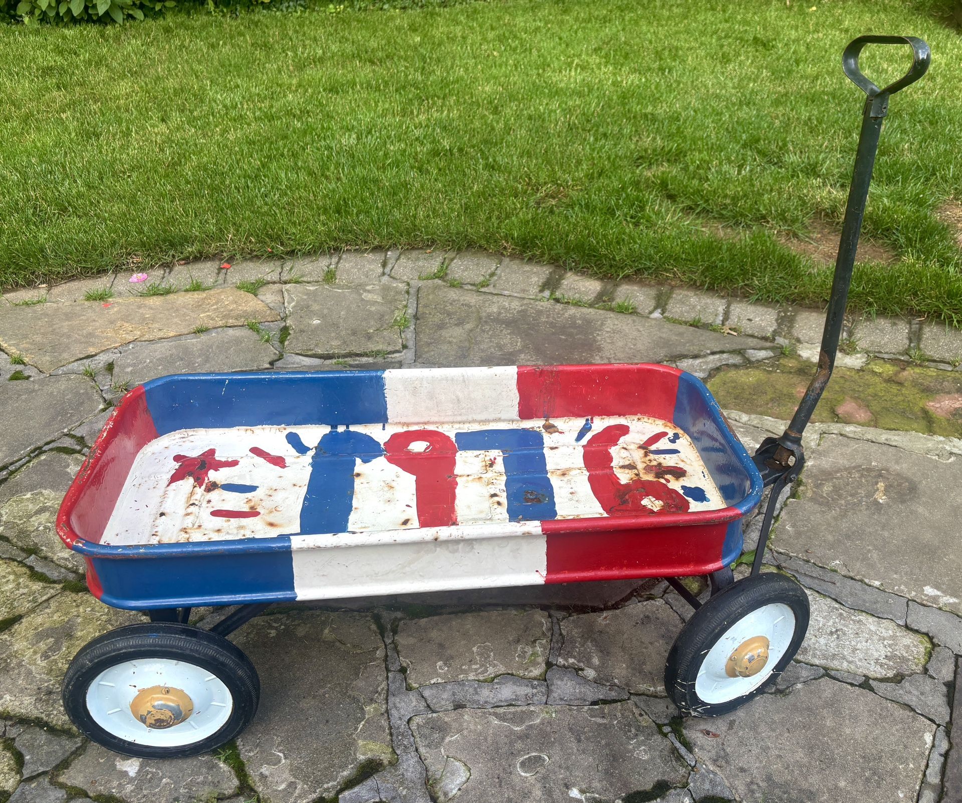 Vintage 1960’s AMF Junior 10X Metal Child’s Pull Wagon
