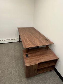 Assortment of office chairs and desks
