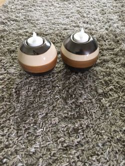 Set of candle holders