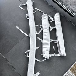 Stroller rail covers (white)