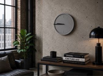 BENTU Design Concrete Wall Clock – Modern Minimalist – NEW perfect gift