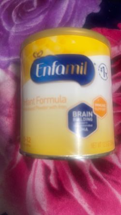 Size 1 pampers baby dry , Enfamil