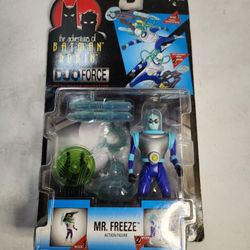NEW Vintage Mr.Freeze Figure Adventures of Batman & Robin Duo Force 90's Toy DC