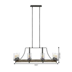 Lighting  Angelo 8-light Rustic Color 