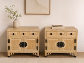 Century Furniture Nightstands – Pair Solid wood • Heavy & well made