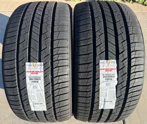 BRAND NEW 305/35R24 Vogue Custom Built Radial SC2 Whitewall Red Stripe Tires 305-35-24 305 35 24 $450 EACH