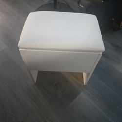 Small White Vanity Stool Chair