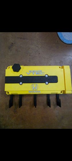 Honda B series valve cover key ring holder 3D printed
