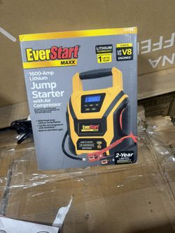 EverStart 1600 Amp Lithium Jump Starter with Air Compressor