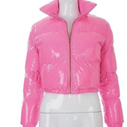 Pink Puffer Jacket 
