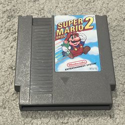 Super Mario 2 Authentic Nintendo Entertainment System Game NES Tested