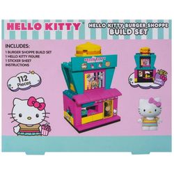 Hello Kitty Build Set & Figure - Burger Shop - 112 Pieces - Ages 8+ $9.99