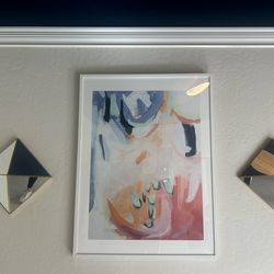 Decorative wall art and mirrors