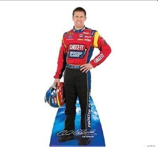 NASCAR Carl Edwards 6 FEET CHARACTER STANDING 2014 Kelloggs Cheez-It LIFE SIZE