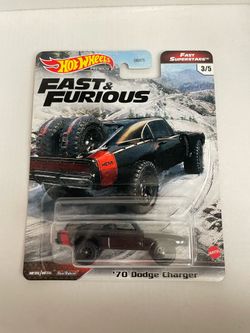 Hot Wheels Premium Fast & Furious 70’ Dodge Charger Fast Supercars 3/5