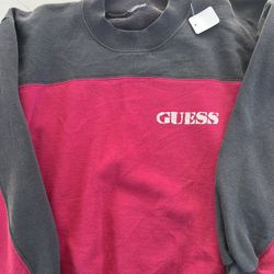 Vintage 90s Guess Two Tone Sweater 