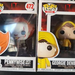 Funko Pop! Movies: It - Pennywise with Boat Vinyl Figure #472 #20176 Funko POP! Movies IT Georgie with Boat