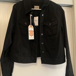 Black Jean Jacket