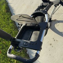 CaddyTek silver Panther Model 4 Wheel Golf Cart