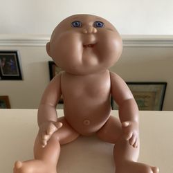 RARE Cabbage Patch Doll Mattel First Edition 1988 Violet Eyes 2 Teeth CPK VTG
