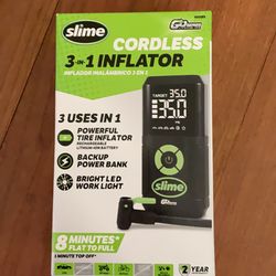 Cordless tire inflator