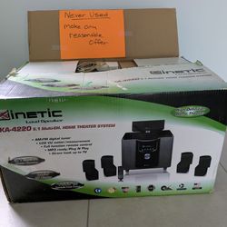 Kinetic home theater system