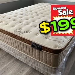 Full Organic Cloud Edition Europillow Top 12inch Matres!!