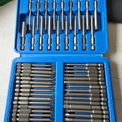 Brand new 50 pc 1/4 hex bit driver kit