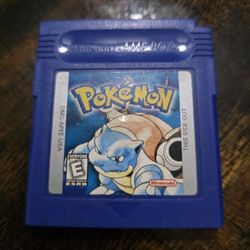 Pokemon Blue Version 1998 Nintendo Gameboy Authentic Game