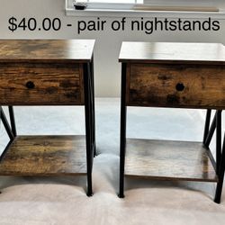 Pair of nightstands