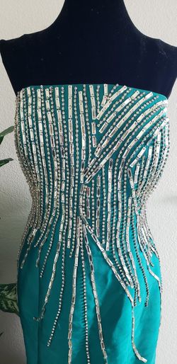 Teal Green Gown