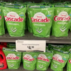 Cascade Original Dishwasher Fresh Scent 25 ActionPacs 
