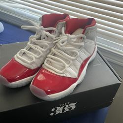 Nike Air Jordan 11 Cherry Reds Size 7Y