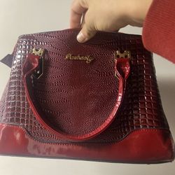 Red Alligator Bag 