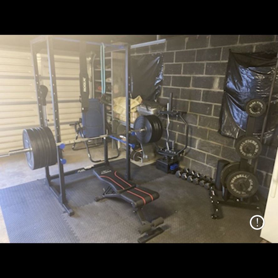 Full Weight Set Home Gym!!