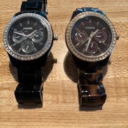2 Fossil Watches 