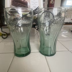 SET OF 5 COCA COLA GLASSES