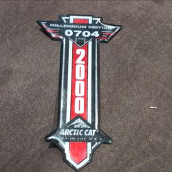 2000 Arctic Cat millennium edition Badge