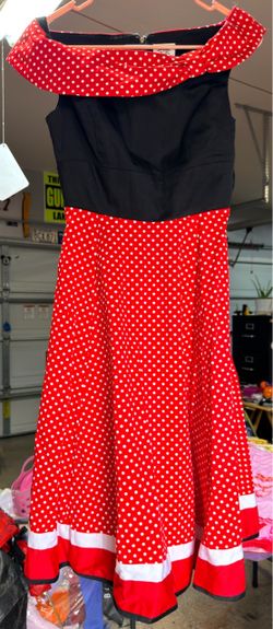Disney Parks Minnie Mouse Polka Dot Dress from "The Dress Shop" line
