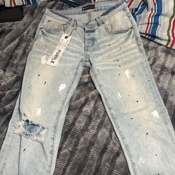 Purple Jeans Size 31