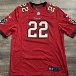 Tampa Bay Buccaneers Jersey NFL Nike On Field #22 Doug Martin Large Red Men’s