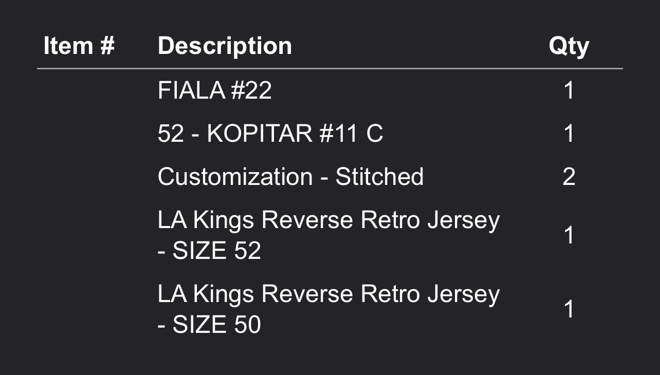 kopitar reverse retro jersey