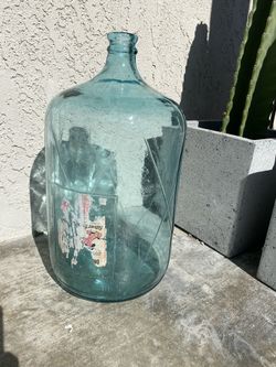 Silver Springs Green Glass Bottle