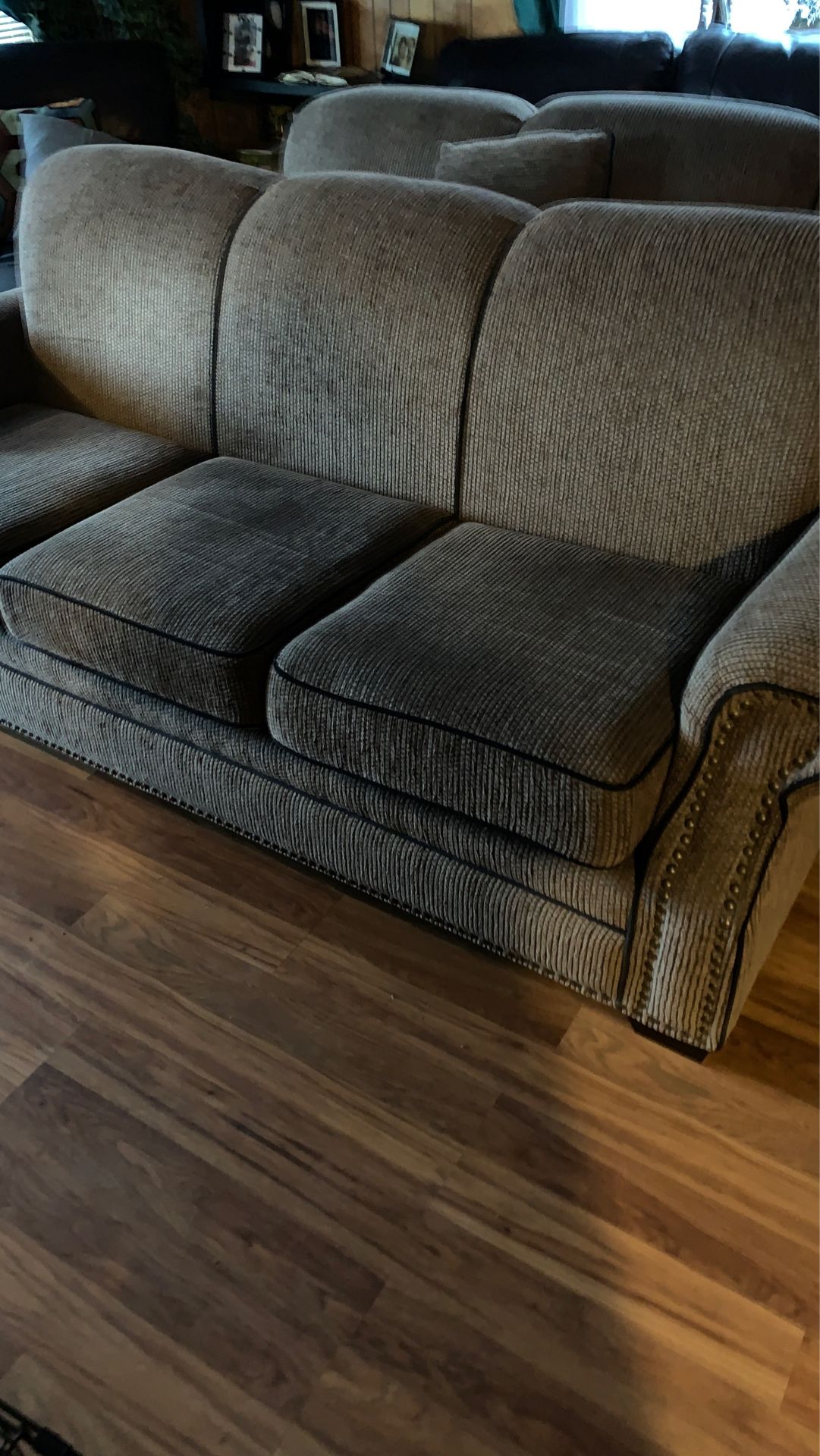 Sofa and loveseat