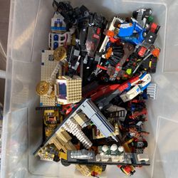 Two Full Tubs Of Complete Lego 